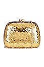 view 1 of 5 Lolita Sequin Clutch in Gold