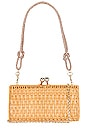 view 2 of 5 X Revolve Mariah Clutch in Light Honey With Gold