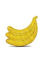 view 2 of 5 Banana Bunch Wicker Clutch in Yellow