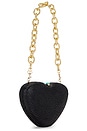view 3 of 5 Heart Bun Bag in Black