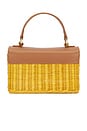 view 3 of 5 Eva Wicker Bag in Light Honey