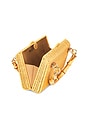 view 5 of 5 Valentina Wicker Top Handle Bag in Light Honey