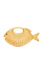 view 3 of 5 Daniel Fish Top Handle Bag in Light Honey
