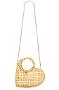 view 1 of 5 Marie Heart Top Handle Bag in Light Honey