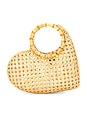 view 3 of 5 Marie Heart Top Handle Bag in Light Honey