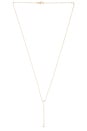 view 1 of 3 Perfect Pear Diamond Lariat Necklace in 14k Yellow Gold & White Diamond
