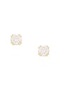 view 1 of 2 BRINCOS ESSENTIAL in 14k Yellow Gold & White Diamond