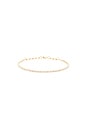 view 2 of 3 The Essential Dainty Tennis Bracelet in 14k Yellow Gold & White Diamond