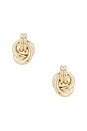 view 1 of 2 BRINCOS in 14k Solid Yellow Gold