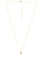 view 1 of 3 Tagged Diamond Pendant Necklace in Gold & White