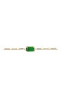 view 2 of 2 BRACELET in 10k Yellow Gold, White Diamond, & Emerald