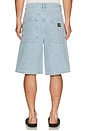view 2 of 5 Wide Shorts in Ice Denim Short
