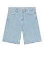 view 4 of 5 Wide Shorts in Ice Denim Short