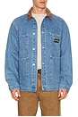 view 1 of 5 Coverall Jacket in 70s Stone Denim