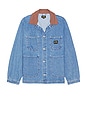 view 4 of 5 Coverall Jacket in 70s Stone Denim