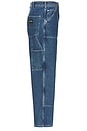 view 3 of 7 Double Knee Pant in Heavy Stone Wash Denim