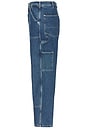 view 4 of 7 Double Knee Pant in Heavy Stone Wash Denim