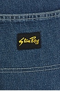 view 5 of 7 Double Knee Pant in Heavy Stone Wash Denim