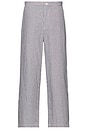 view 1 of 6 A Pant in Aged Hickory Stripe