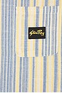 view 5 of 5 Tour Shirt in Blue & Yellow Stripe
