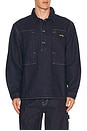 view 4 of 5 Painters Pop Over Shirt in Single Rinse Denim