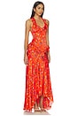 view 2 of 3 Calina Dress in Red