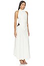 view 2 of 4 VESTIDO JEANNE in Ecru & Brown