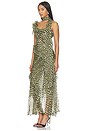 view 4 of 5 VESTIDO MONICA  in Dark Green Multi