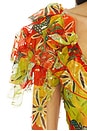 view 6 of 6 Monica Dress in Red & Green