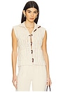 view 1 of 4 Lesna Vest in Ecru