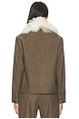 view 3 of 4 Harper Jacket in Black & Beige