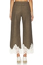 view 4 of 6 PANTALON VIVIENNE in Black & Beige