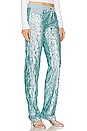view 2 of 5 Sun Sequined Low Rise Pants in Blue