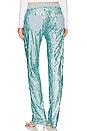 view 3 of 5 Sun Sequined Low Rise Pants in Blue