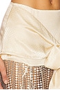 view 6 of 6 Lumier Skirt in Beige