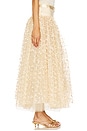 view 3 of 6 Mosean Skirt in Beige