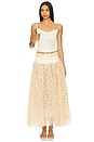 view 5 of 6 Mosean Skirt in Beige