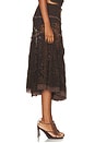 view 4 of 6 Yuka Skirt in Dark Brown