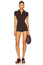 view 1 of 3 Dunie Romper in Brown