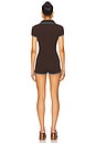 view 3 of 3 Dunie Romper in Brown
