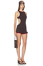 view 1 of 3 Lexi Romper in Brown