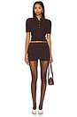 view 4 of 4 Nidas Short Sleeve Knit Top in Brown