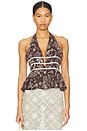 view 1 of 5 Minila Top in Brown
