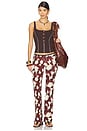 view 4 of 4 Mira Top in Brown