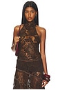 view 1 of 4 Indy Top in Dark Brown