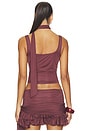 view 5 of 6 Nina Top in Burgundy