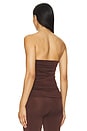 view 3 of 4 Nini Strapless Top in Brown