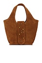 view 1 of 4 Lea Tote Bag in Caramel Brown