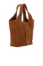 view 3 of 4 Lea Tote Bag in Caramel Brown