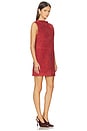 view 3 of 7 Mona Suede Dress in Dark Cherry